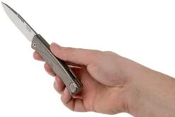 LionSteel Thrill Grey Titanium Integral Navaja Slipjoint -Knives And Tools Comercio LI TL GY 09 lionsteel