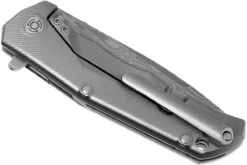 LionSteel TRE DT GY Titanium, Thor Damasco 15 LionSteel TRE DT GY Titanium, Thor Damasco -Knives And Tools Comercio LI TRE DT GY 04 lionsteel li tre dt gy 04