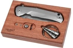LionSteel TRE DT GY Titanium, Thor Damasco 20 LionSteel TRE DT GY Titanium, Thor Damasco -Knives And Tools Comercio LI TRE DT GY 09 lionsteel li tre dt gy 09