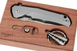 LionSteel TRE GY Titanium, Grey -Knives And Tools Comercio LI TRE GY 08 lionsteel li tre gy v2 08
