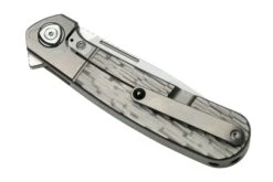 Liong Mah L1 Textured Titanium, L1-TT Navaja -Knives And Tools Comercio LO L1 TT 04 liong