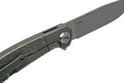 Liong Mah L1 Textured Titanium, L1-TT Navaja -Knives And Tools Comercio LO L1 TT 06 liong