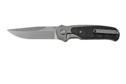Liong Mah Model 18 M18-CFL Marble Carbon Fiber Lefty Navaja