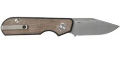 Liong Mah Traveller Clippoint Green Canvas Micarta Navaja -Knives And Tools Comercio LO TR CL GCM 02 liong mah