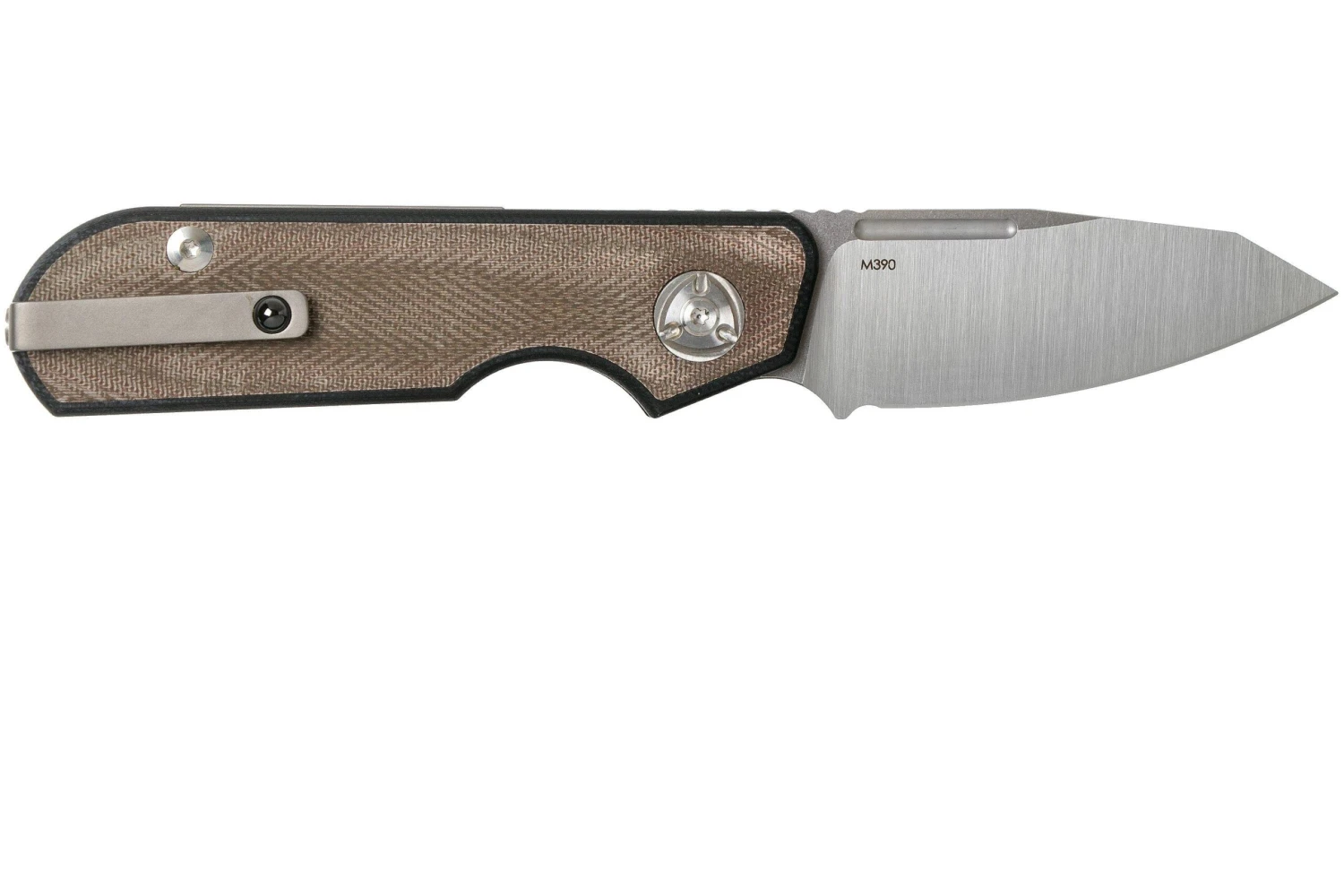 Liong Mah Traveller Sheepfoot Green Canvas Micarta Navaja 4 Liong Mah Traveller Sheepfoot Green Canvas Micarta Navaja - Imagen 2