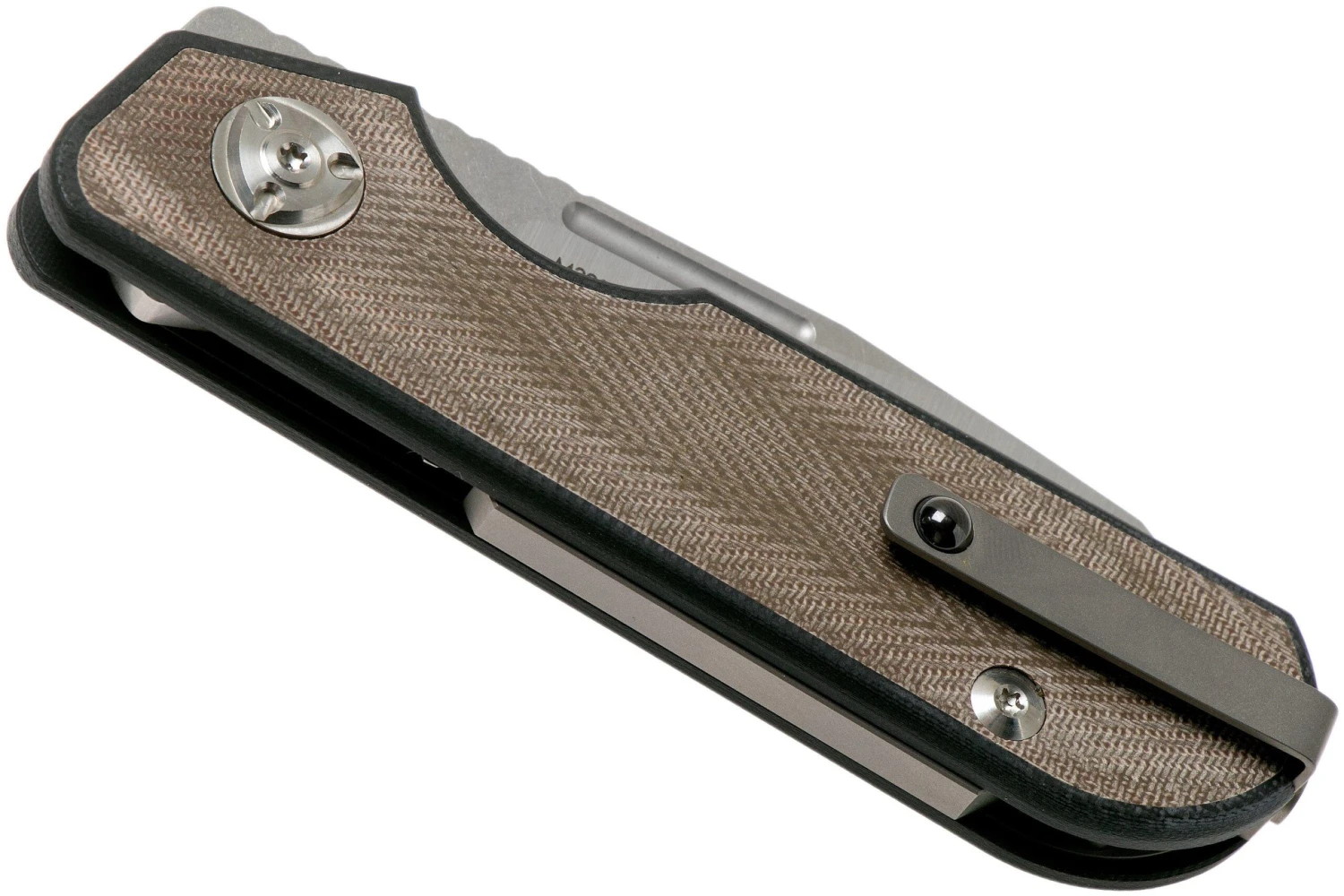 Liong Mah Traveller Sheepfoot Green Canvas Micarta Navaja 6 Liong Mah Traveller Sheepfoot Green Canvas Micarta Navaja - Imagen 4