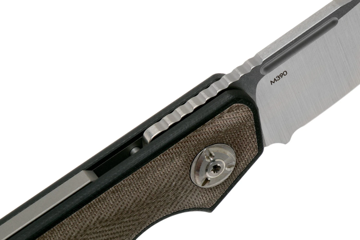 Liong Mah Traveller Sheepfoot Green Canvas Micarta Navaja 8 Liong Mah Traveller Sheepfoot Green Canvas Micarta Navaja - Imagen 6