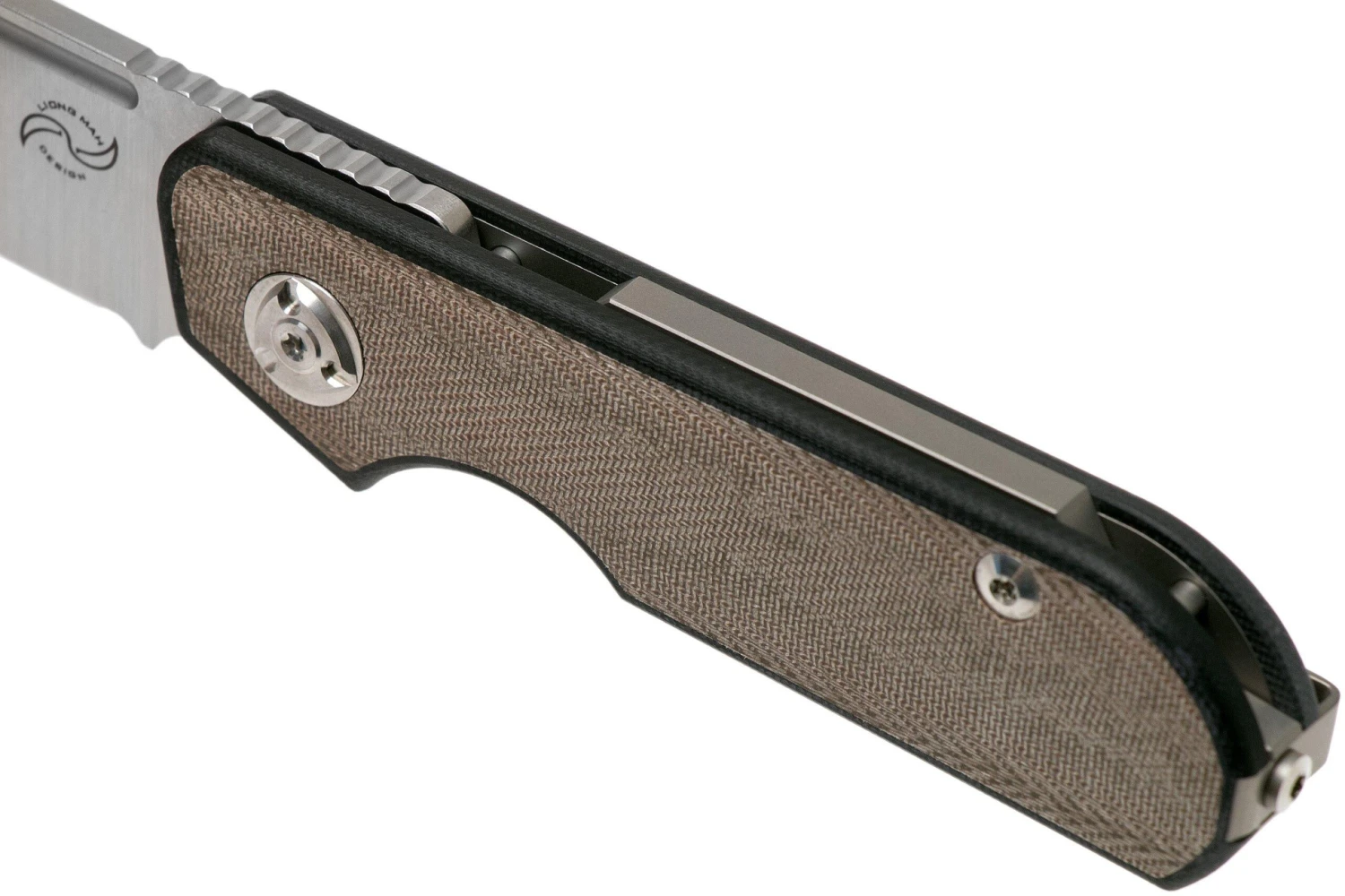 Liong Mah Traveller Sheepfoot Green Canvas Micarta Navaja 9 Liong Mah Traveller Sheepfoot Green Canvas Micarta Navaja - Imagen 7