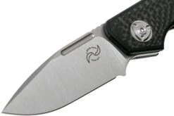 Liong Mah Traveller Spearpoint Carbon Fibre Navaja -Knives And Tools Comercio LO TR SP CF 03 liong mah