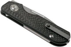 Liong Mah Traveller Spearpoint Carbon Fibre Navaja -Knives And Tools Comercio LO TR SP CF 04 liong mah