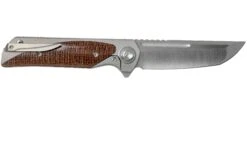 Liong Mah Warrior Two V3 Burlap Micarta Navaja -Knives And Tools Comercio LO WA BM 02 liong mah design