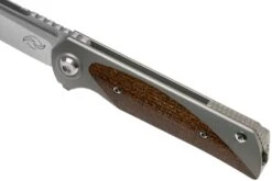 Liong Mah Warrior Two V3 Burlap Micarta Navaja -Knives And Tools Comercio LO WA BM 07 liong mah design
