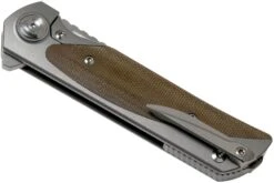 Liong Mah Warrior Two V3 Green Canvas Micarta Navaja -Knives And Tools Comercio LO WA GCM3 04 liong mah design