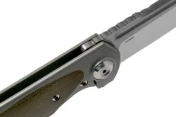 Liong Mah Warrior Two V3 Green Canvas Micarta Navaja -Knives And Tools Comercio LO WA GCM3 06 liong mah design