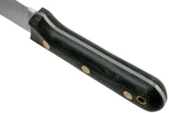 LT Wright Genesis Flat Grind, A2, Matte Black Micarta, Leather Sheath, Cuchillo Bushcraft -Knives And Tools Comercio LT GEN FL BM LS 04 lt wright