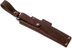 LT Wright Genesis Flat Grind, A2, Matte Black Micarta, Leather Sheath, Cuchillo Bushcraft -Knives And Tools Comercio LT GEN FL BM LS 07 lt wright