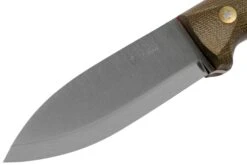 LT Wright Genesis Scandi Grind, A2, Matte Green Micarta, Red Liners, Leather Sheath, Cuchillo Bushcraft -Knives And Tools Comercio LT GEN SC GM RL LS 03 lt wright