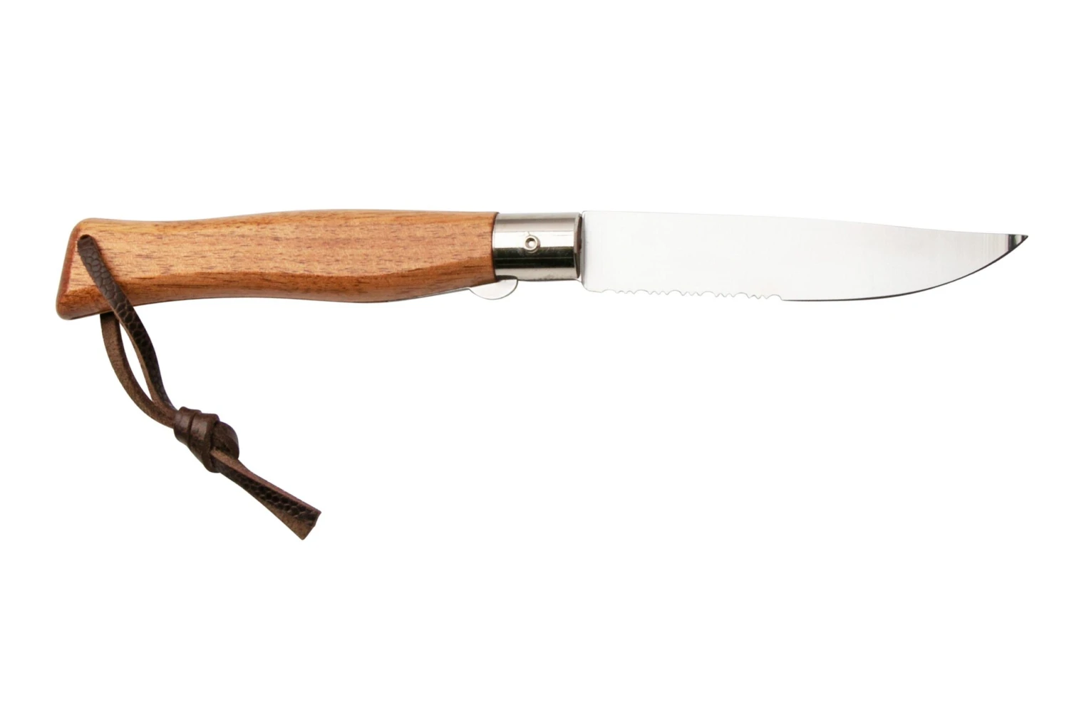 MAM Hunter Plus, Parcialmente Dentada, Cordón De Cuero, Linerlock 2066 Navaja 4 MAM Hunter Plus, Parcialmente Dentada, Cordón De Cuero, Linerlock 2066 Navaja - Imagen 2