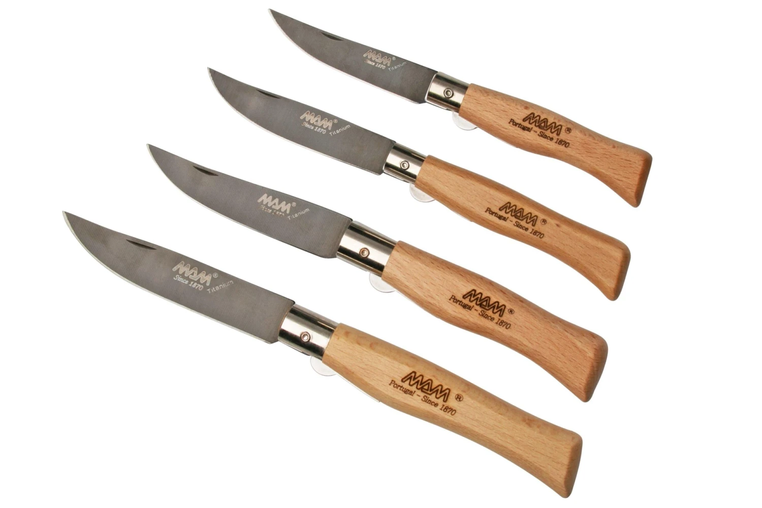 MAM Bronze Titanium Collection 2505-B, Juego De Navajas 4 Piezas Negro 3 MAM Bronze Titanium Collection 2505-B, Juego De Navajas 4 Piezas Negro