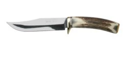 MAM Cuchillo De Caza Mango De Asta De Ciervo 5474, Cuchillo Fijo
