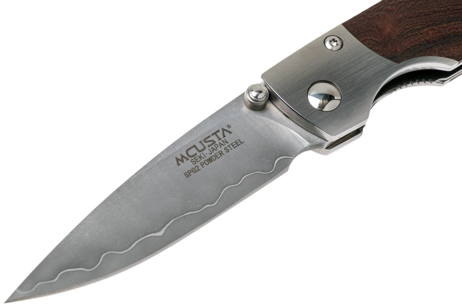 Mcusta MC-143G Shinra Mixture Teana, Ironwood, Cuchillo De Caballero 5 Mcusta MC-143G Shinra Mixture Teana, Ironwood, Cuchillo De Caballero - Imagen 3