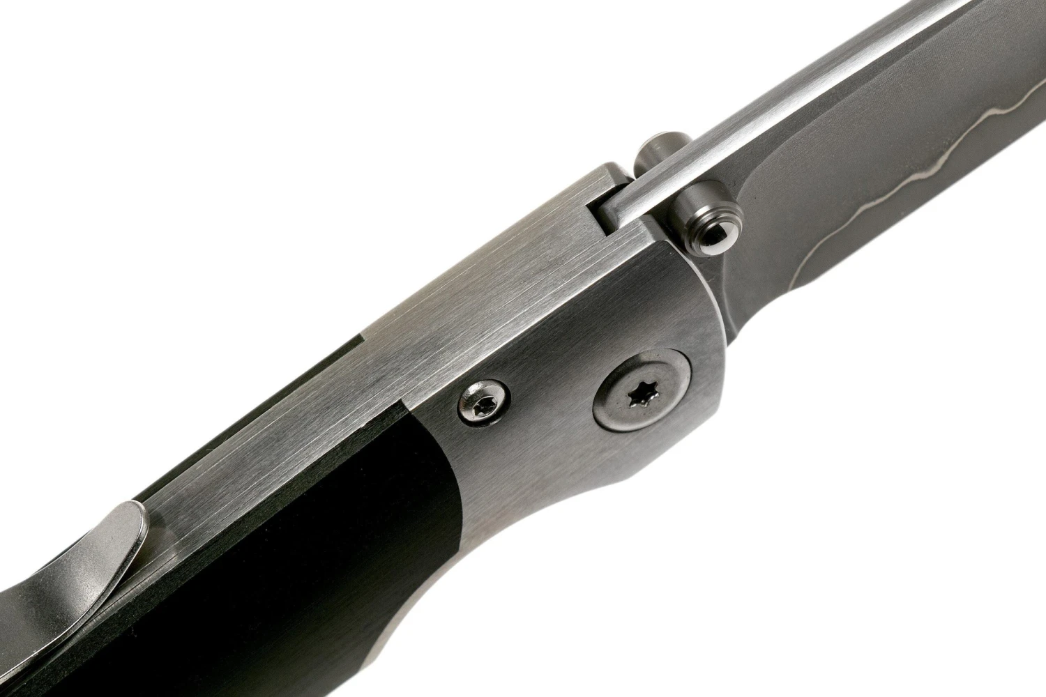 Mcusta MC-144G Shinra Mixture Teana, Black Pakkawood, Cuchillo De Caballero 8 Mcusta MC-144G Shinra Mixture Teana, Black Pakkawood, Cuchillo De Caballero - Imagen 6