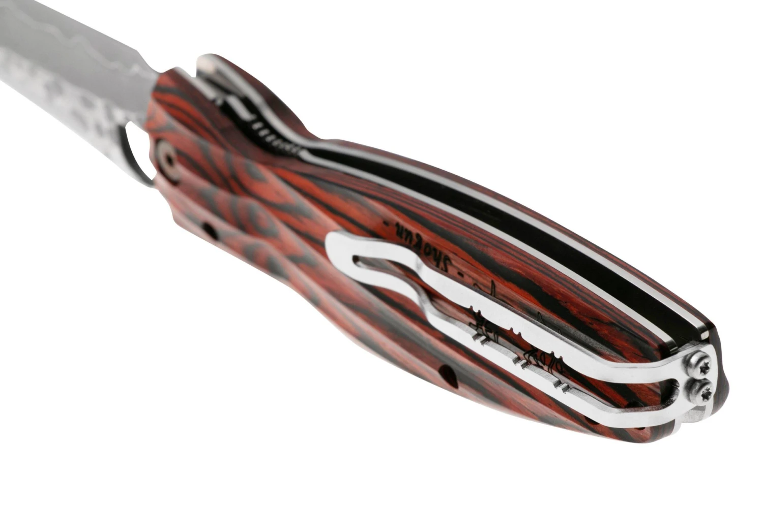 Mcusta MC-0183G Sengoku Tokugawa Leyasu SPG2, Red Pakkawood, Cuchillo De Caballero 6 Mcusta MC-0183G Sengoku Tokugawa Leyasu SPG2, Red Pakkawood, Cuchillo De Caballero - Imagen 4