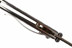 Mcusta MC-114BD Forge Shadow, Negro, Cuchillo De Caballero -Knives And Tools Comercio MC114BD 05 mcusta tsuchi zwart aluminium damast mc114bd d5