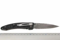 Mcusta MC-114BD Forge Shadow, Negro, Cuchillo De Caballero -Knives And Tools Comercio MC114BD 06 mcusta tsuchi zwart aluminium damast mc114bd d6