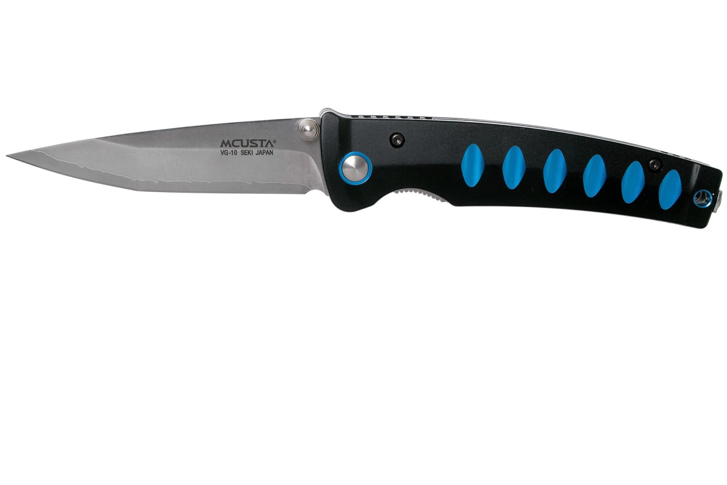 Mcusta MC-41C Katana, Negro/azul , Cuchillo De Caballero 3 Mcusta MC-41C Katana, Negro/azul , Cuchillo De Caballero