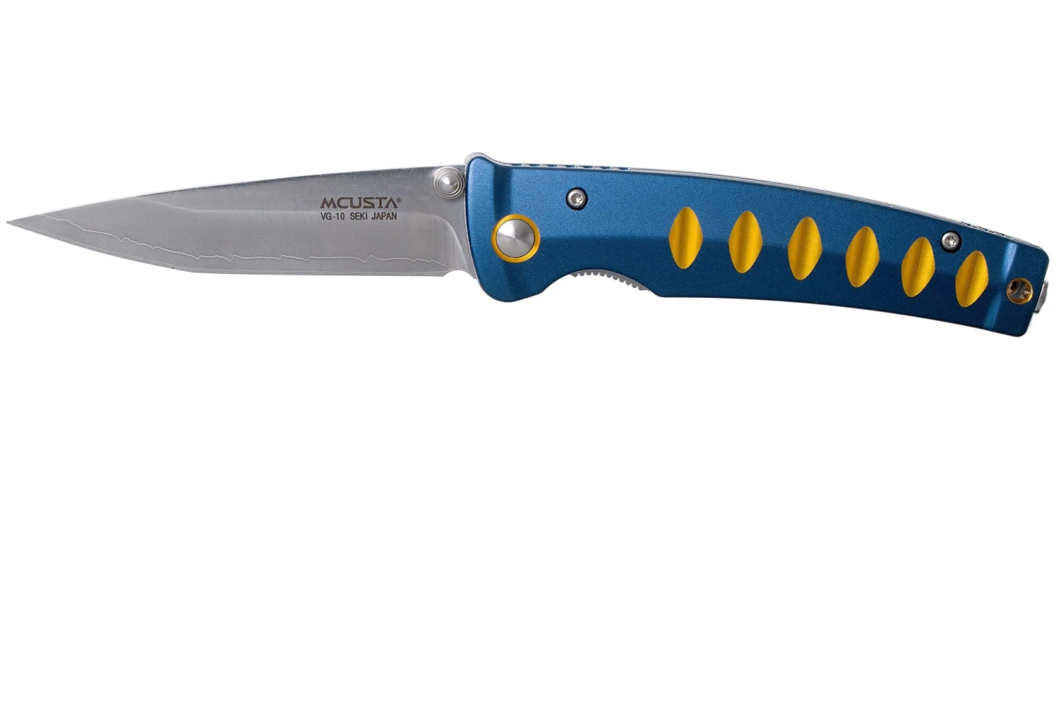 Mcusta MC-42C Katana, Azul / Dorado, Cuchillo De Caballero 3 Mcusta MC-42C Katana, Azul / Dorado, Cuchillo De Caballero