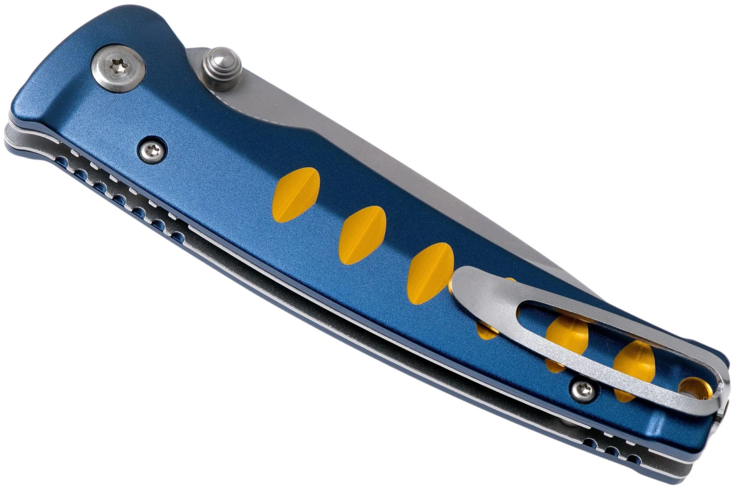 Mcusta MC-42C Katana, Azul / Dorado, Cuchillo De Caballero 6 Mcusta MC-42C Katana, Azul / Dorado, Cuchillo De Caballero - Imagen 4