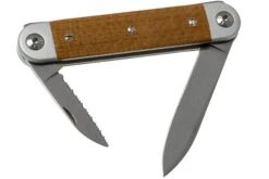Maserin 60° Knife Sessantesimo 195/MCG Yellow Micarta Navaja -Knives And Tools Comercio ME 195 MCG 02 maserin