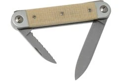 Maserin 60° Knife Sessantesimo 195/MCW White Micarta Navaja -Knives And Tools Comercio ME 195 MCW 02 maserin
