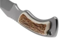 Maserin Mini Trapper 924-CV-1 Stonewashed Elmax, Stag Horn, Leather Button Sheath, Cuchillo Fijo Pequeño De Caza 11 Maserin Mini Trapper 924-CV-1 Stonewashed Elmax, Stag Horn, Leather Button Sheath, Cuchillo Fijo Pequeño De Caza -Knives And Tools Comercio ME 924 CV 1 04 maserin