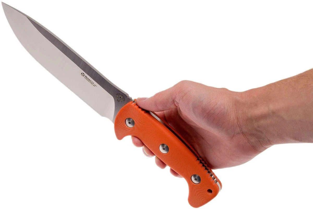 Maserin Hunting 978 Orange G10 978/G10A Cuchillo De Caza 8 Maserin Hunting 978 Orange G10 978/G10A Cuchillo De Caza - Imagen 6
