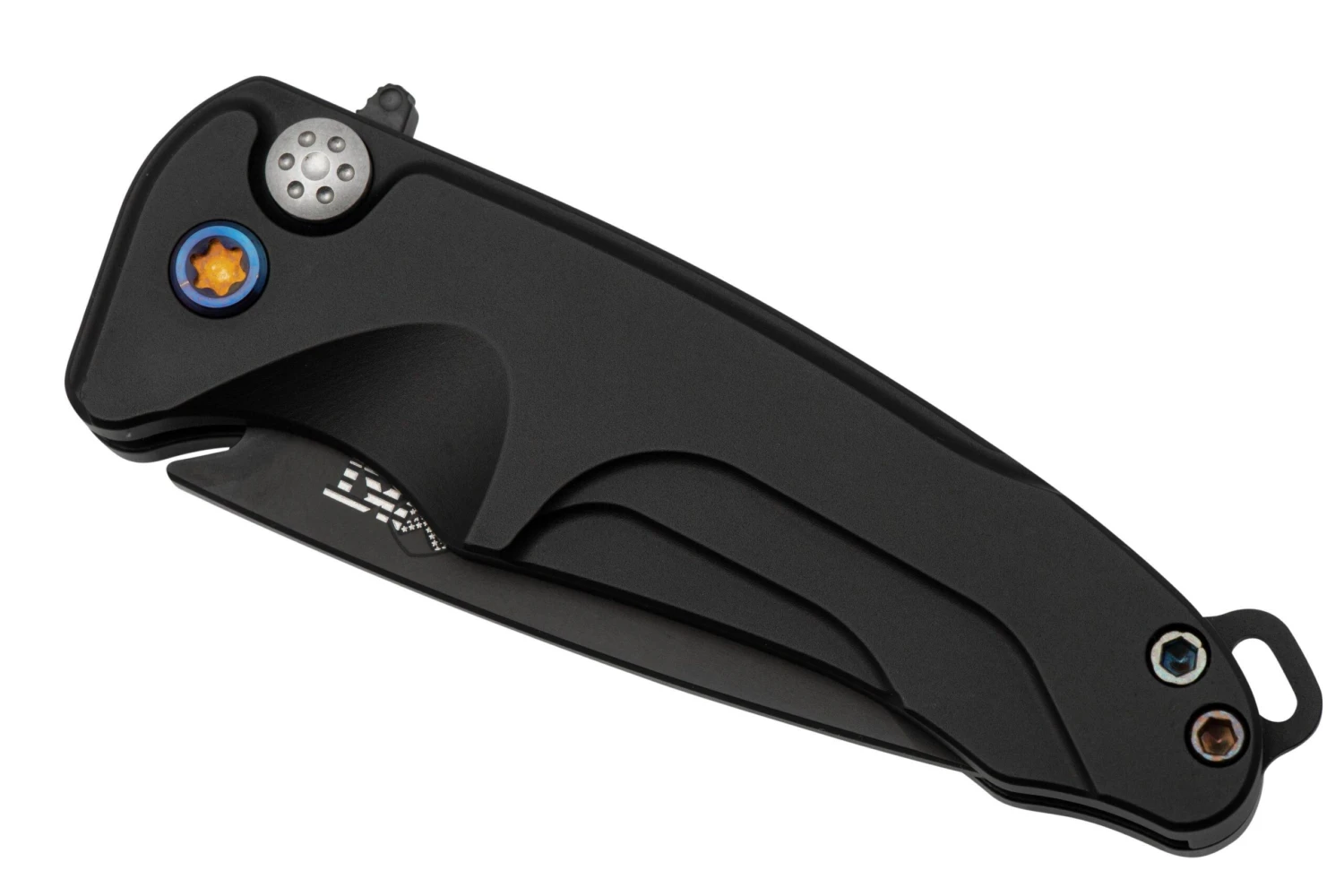 Medford Smooth Criminal, S45VN PVD Blade, Black Handle, Flamed Hardware Clip Navaja 8 Medford Smooth Criminal, S45VN PVD Blade, Black Handle, Flamed Hardware Clip Navaja - Imagen 6