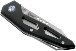 MKM Edge EG-ABK Black Aluminum Navaja, Graciut Design -Knives And Tools Comercio MMK EG ABK 04 mkm knives