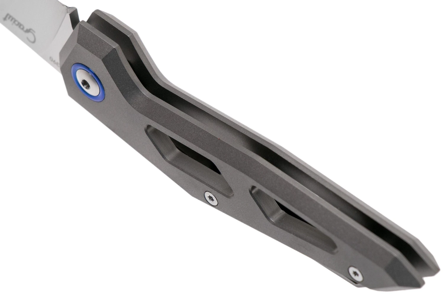 MKM Edge EG-T Sandblasted Titanium Navaja, Graciut Design 7 MKM Edge EG-T Sandblasted Titanium Navaja, Graciut Design - Imagen 5