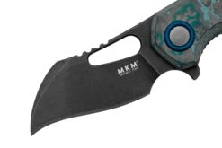 MKM Isonzo FX03-1CAD Hawkbill Dark Stonewashed, Arctic Storm Carbon Fibre Navaja, Diseño De Jesper Voxnaes -Knives And Tools Comercio MMK FX03 1CAD 03 mkm