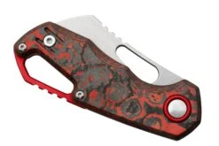 MKM Isonzo FX03-2CL Cleaver Stonewashed, Lava Flow Carbon Fibre Navaja, Diseño De Jesper Voxnaes -Knives And Tools Comercio MMK FX03 2CL 06 mkm