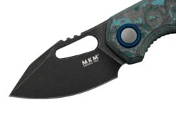 MKM Isonzo FX03-3CAD Clip Point Dark Stonewashed, Arctic Storm Carbon Fibre Navaja, Diseño De Jesper Voxnaes -Knives And Tools Comercio MMK FX03 3CAD 03 mkm