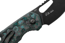 MKM Isonzo FX03-3CAD Clip Point Dark Stonewashed, Arctic Storm Carbon Fibre Navaja, Diseño De Jesper Voxnaes -Knives And Tools Comercio MMK FX03 3CAD 05 mkm