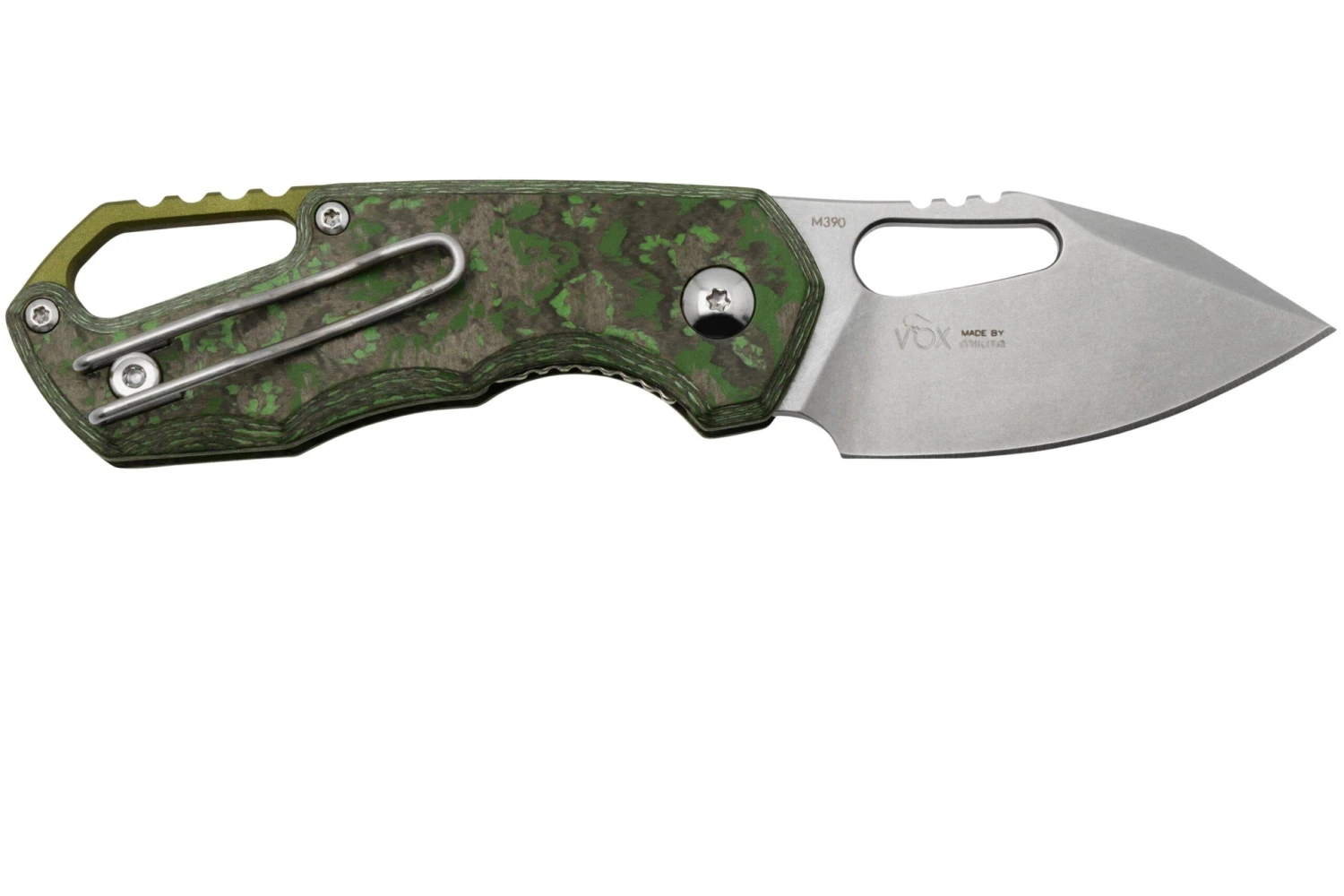 MKM Isonzo FX03-3CJ Clip Point Stonewashed, Jungle Wear Carbon Fibre Navaja, Diseño De Jesper Voxnaes 4 MKM Isonzo FX03-3CJ Clip Point Stonewashed, Jungle Wear Carbon Fibre Navaja, Diseño De Jesper Voxnaes - Imagen 2