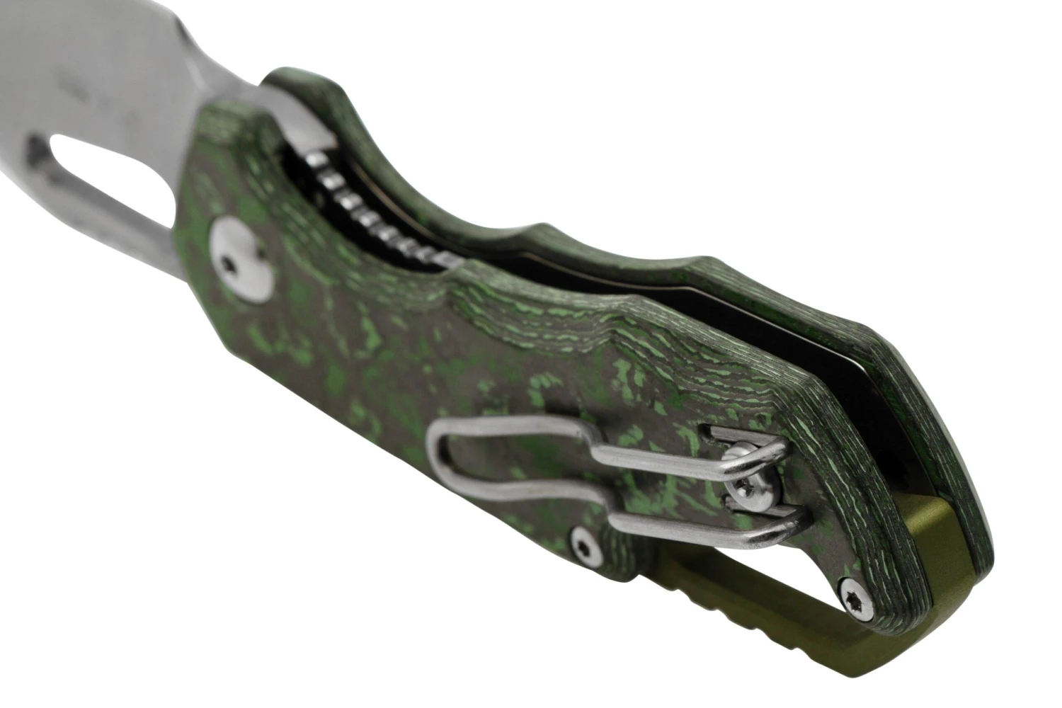 MKM Isonzo FX03-3CJ Clip Point Stonewashed, Jungle Wear Carbon Fibre Navaja, Diseño De Jesper Voxnaes 6 MKM Isonzo FX03-3CJ Clip Point Stonewashed, Jungle Wear Carbon Fibre Navaja, Diseño De Jesper Voxnaes - Imagen 4