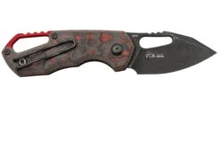 MKM Isonzo FX03-3CLD Clip Point Dark Stonewashed, Lava Flow Carbon Fibre Navaja, Diseño De Jesper Voxnaes -Knives And Tools Comercio MMK FX03 3CLD 02 mkm