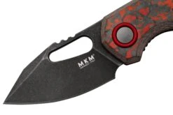 MKM Isonzo FX03-3CLD Clip Point Dark Stonewashed, Lava Flow Carbon Fibre Navaja, Diseño De Jesper Voxnaes -Knives And Tools Comercio MMK FX03 3CLD 03 mkm