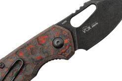 MKM Isonzo FX03-3CLD Clip Point Dark Stonewashed, Lava Flow Carbon Fibre Navaja, Diseño De Jesper Voxnaes -Knives And Tools Comercio MMK FX03 3CLD 05 mkm