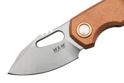 MKM Isonzo FX03-3CO Clip Point Stonewashed, Copper Navaja, Diseño De Jesper Voxnaes -Knives And Tools Comercio MMK FX03 3CO 03 mkm