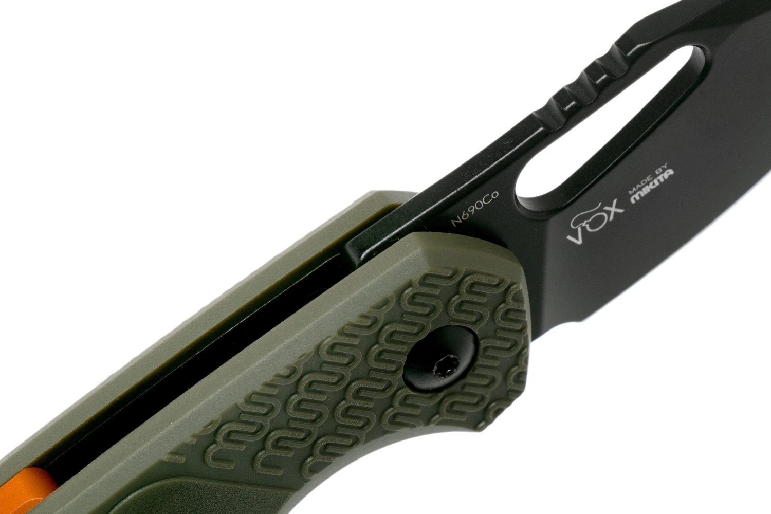 MKM Isonzo FX03-3PGO Clip Point OD Green FRN, Black Blade Navaja, Jesper Voxnaes Design 8 MKM Isonzo FX03-3PGO Clip Point OD Green FRN, Black Blade Navaja, Jesper Voxnaes Design - Imagen 6